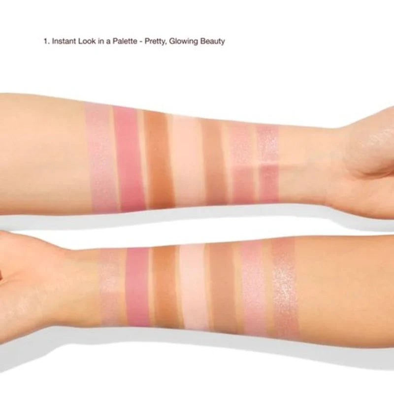 Charlotte Tilbury Instant Look in a Palette - Powder Face Makeup for Eyes & Cheeks - Powder Bronzer, Highlighter & Blush for the Perfect Summer-Fresh Glow - Pretty, Glowing Beauty