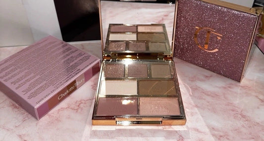 Charlotte Tilbury Instant Look in a Palette - Powder Face Makeup for Eyes & Cheeks - Powder Bronzer, Highlighter & Blush for the Perfect Summer-Fresh Glow - Pretty, Glowing Beauty